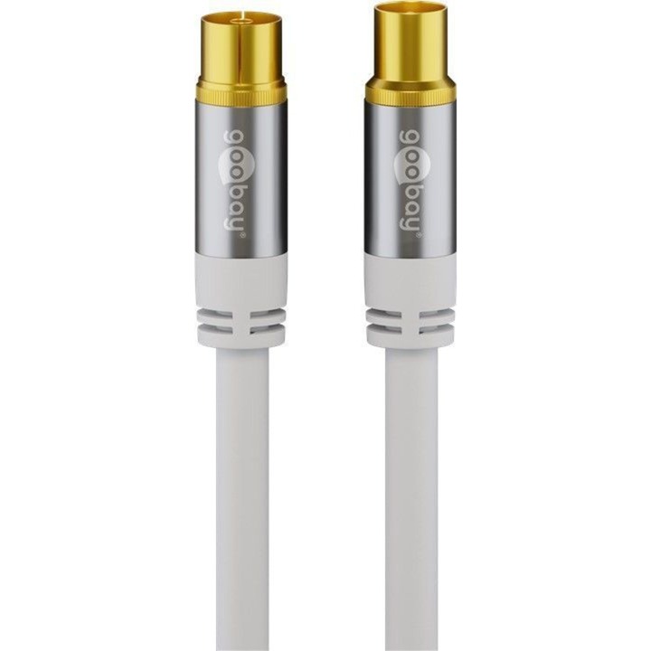 Antennenkabel (135dB typ), Koax-Buchse > Koax-Stecker von Goobay