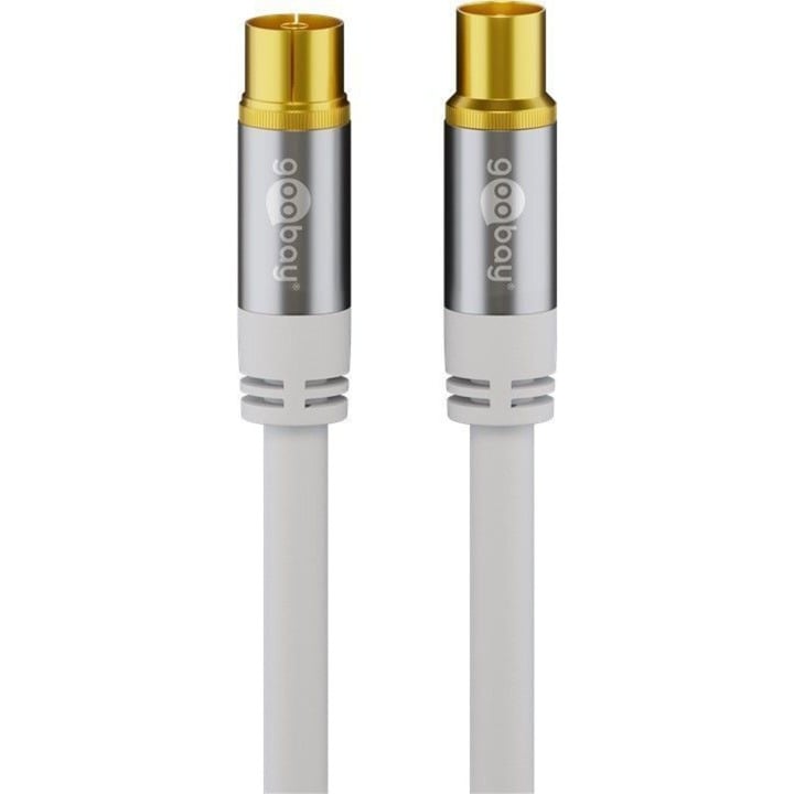 Antennenkabel (135dB typ), Koax-Buchse > Koax-Stecker von Goobay