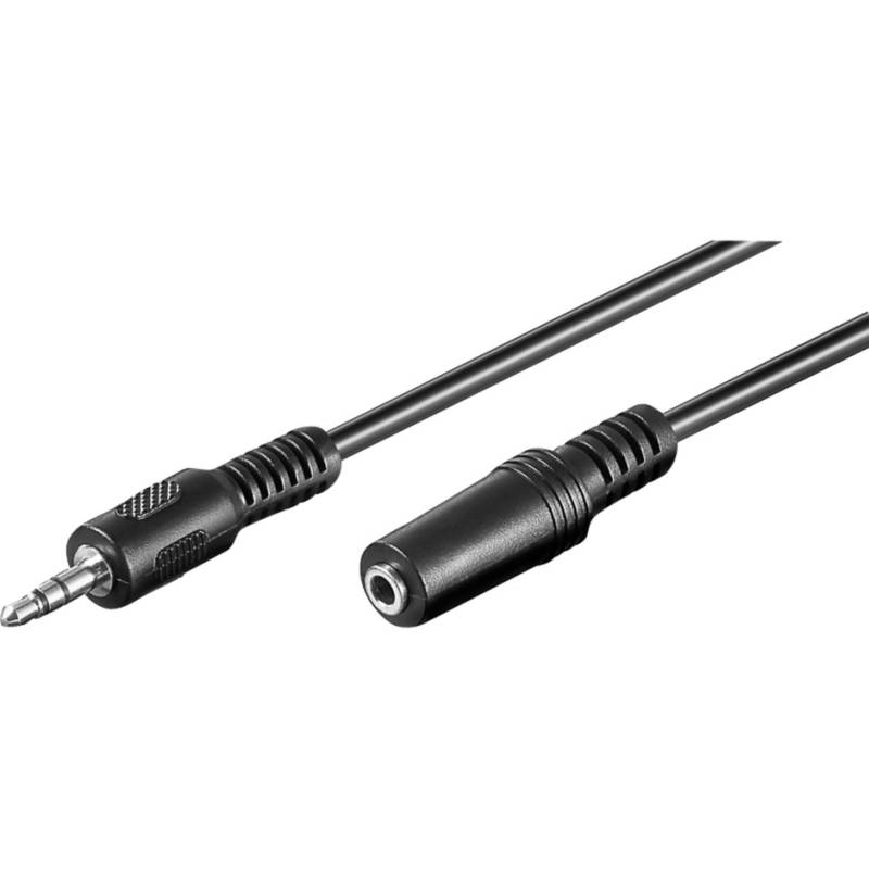 Audiokabelverlängerung 3,5mm-Klinke > 3,5mm Buchse, Verlängerungskabel von Goobay