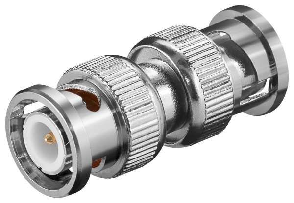 BNC-Stecker auf BNC-Stecker 75 Ohm mit Goldkontakten BNC-Stecker auf BNC-Stecker 75 Ohm mit Goldkontakten