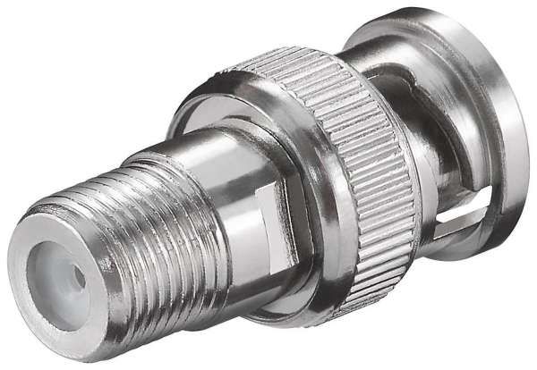 BNC-Stecker auf F-Kupplung Adapter BNC-Stecker auf F-Kupplung Adapter
