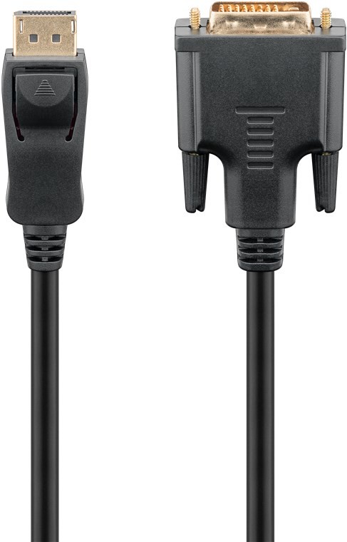 DisplayPort/DVI-D Adapterkabel 1.2 DisplayPort-Stecker > DVI-D-Stecker Dual-Link (24+1 pin) von Goobay