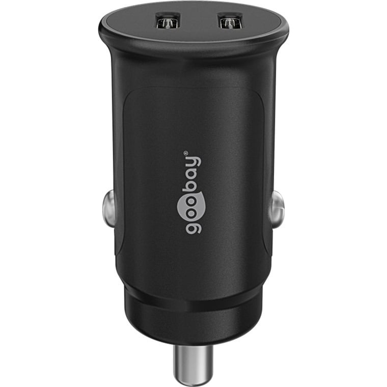 Dual-USB-C Auto-Schnellladegerät 30 Watt, PD Dual-USB-C Auto-Schnellladegerät 30 Watt, PD von Goobay