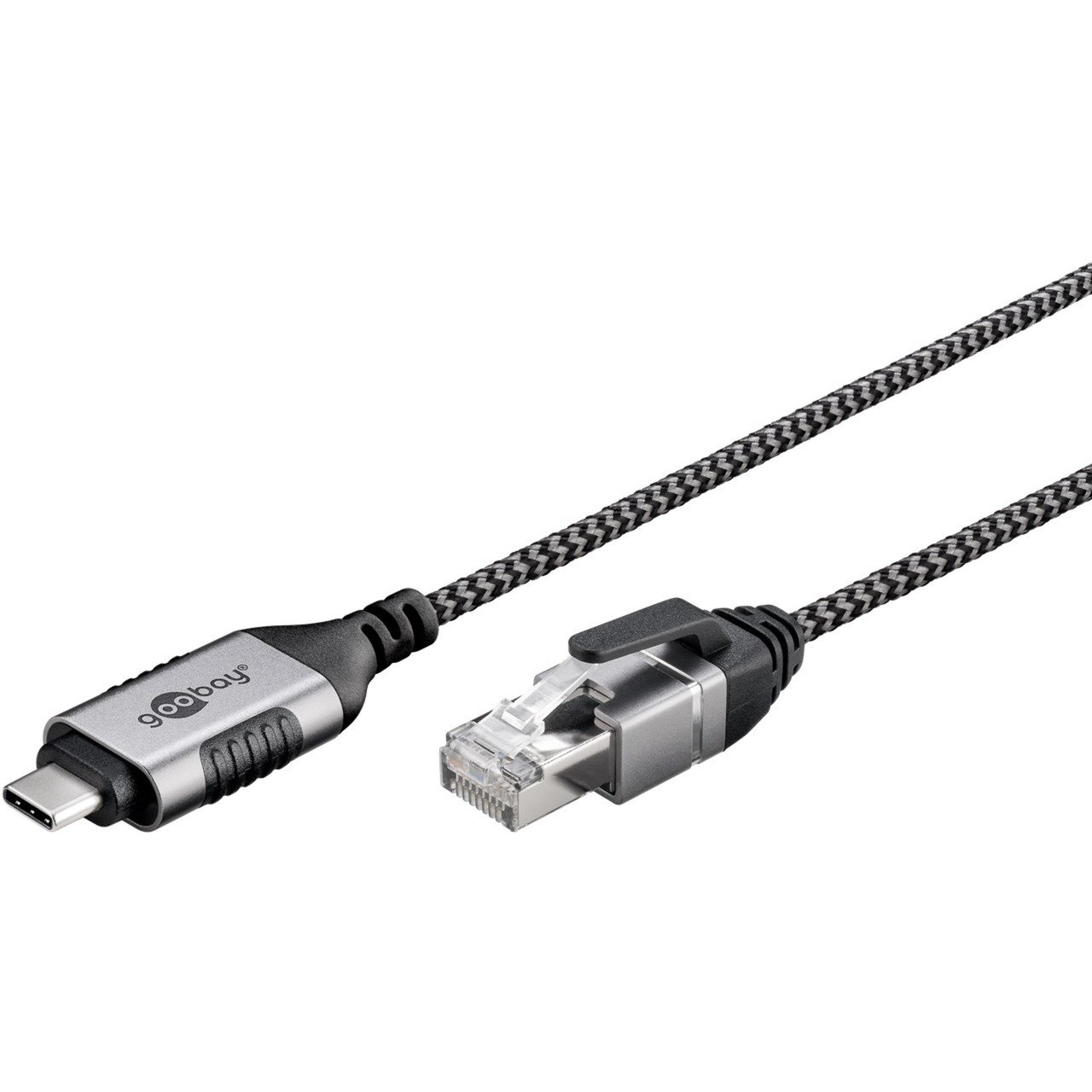 Ethernet-Adapterkabel USB-C 3.2 Gen2 > RJ-45, Slim Ethernet-Adapterkabel USB-C 3.2 Gen2 > RJ-45, Slim von Goobay