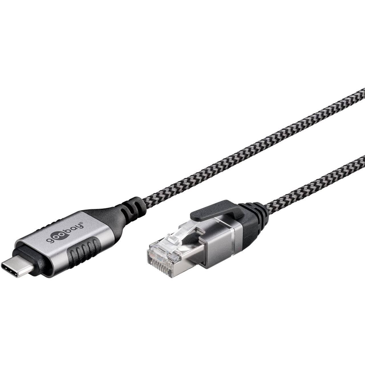 Ethernet-Adapterkabel USB-C 3.2 Gen2 > RJ-45, Slim Ethernet-Adapterkabel USB-C 3.2 Gen2 > RJ-45, Slim von Goobay