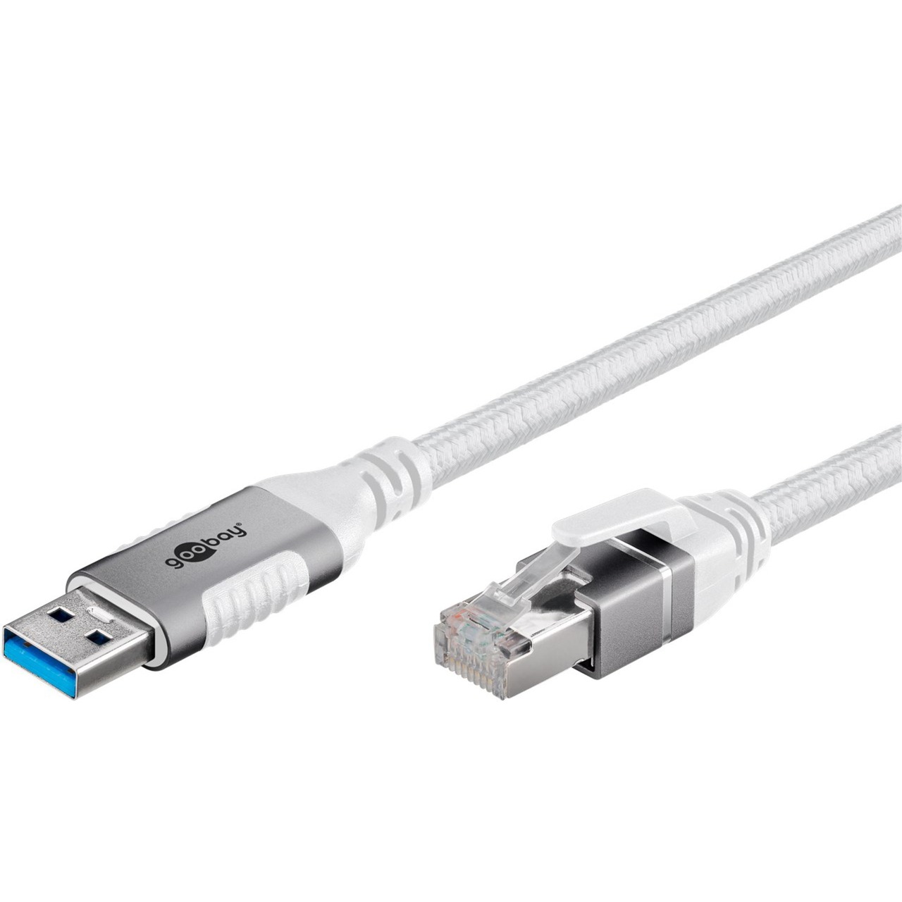 Ethernet-Kabel USB-A 3.2 Gen1 Stecker > RJ-45 Stecker, LAN-Adapter Ethernet-Kabel USB-A 3.2 Gen1 Stecker > RJ-45 Stecker, LAN-Adapter von Goobay