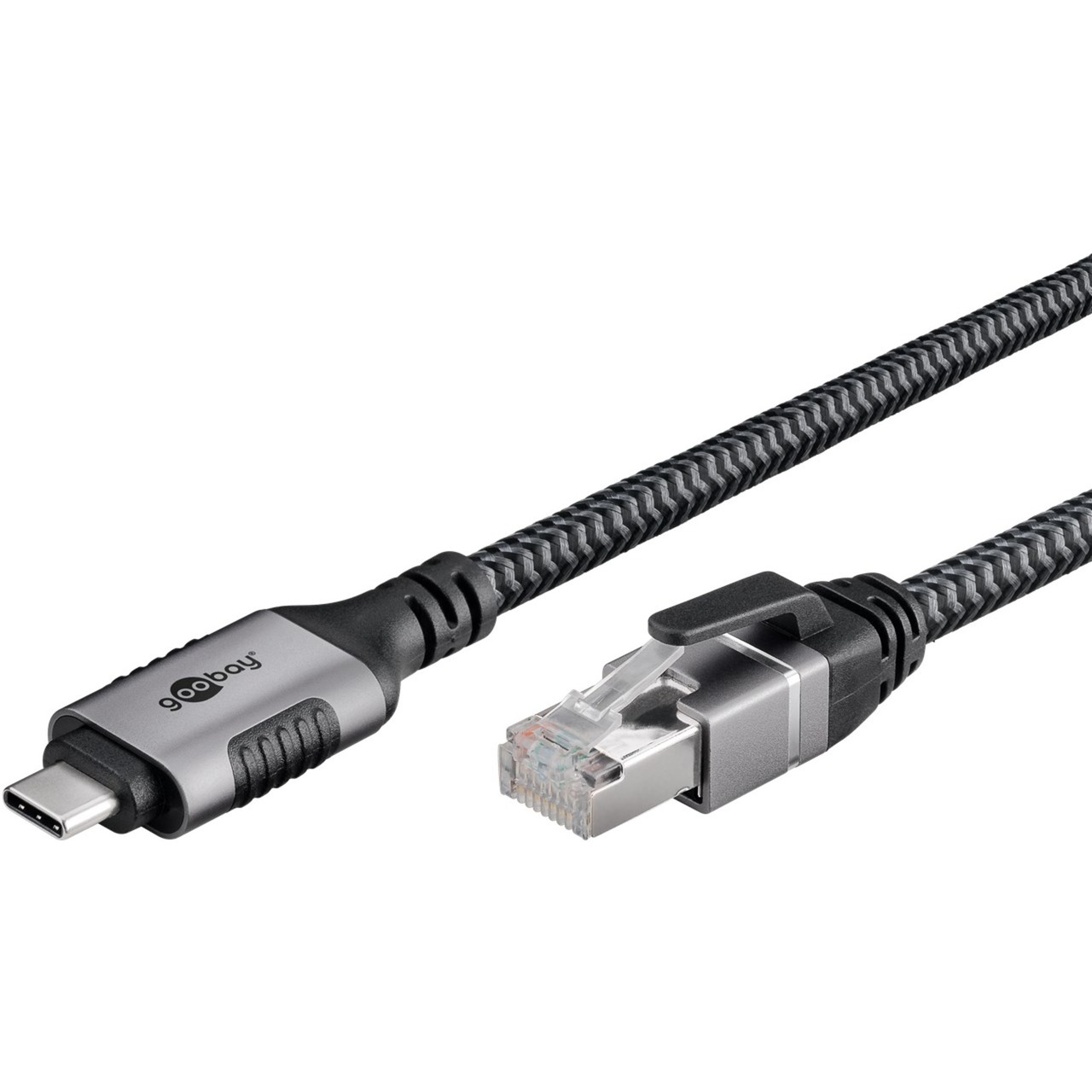 Ethernet-Kabel USB-C 3.2 Gen2 Stecker > RJ-45 Stecker, LAN-Adapter Ethernet-Kabel USB-C 3.2 Gen2 Stecker > RJ-45 Stecker, LAN-Adapter von Goobay
