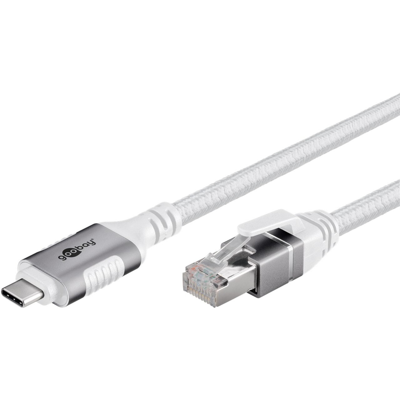 Ethernet-Kabel USB-C 3.2 Gen2 Stecker > RJ-45 Stecker, LAN-Adapter Ethernet-Kabel USB-C 3.2 Gen2 Stecker > RJ-45 Stecker, LAN-Adapter von Goobay