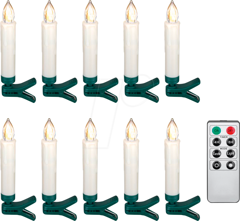GB 53942 - Kabellose Lichterkette, 20 Kerzen, batteriebetrieben von Goobay