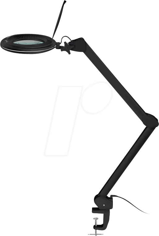 GB 64986 - Lupenleuchte, LED, Ø 127 mm Echtglaslinse, 3 Dioptrien, dimmbar, von Goobay