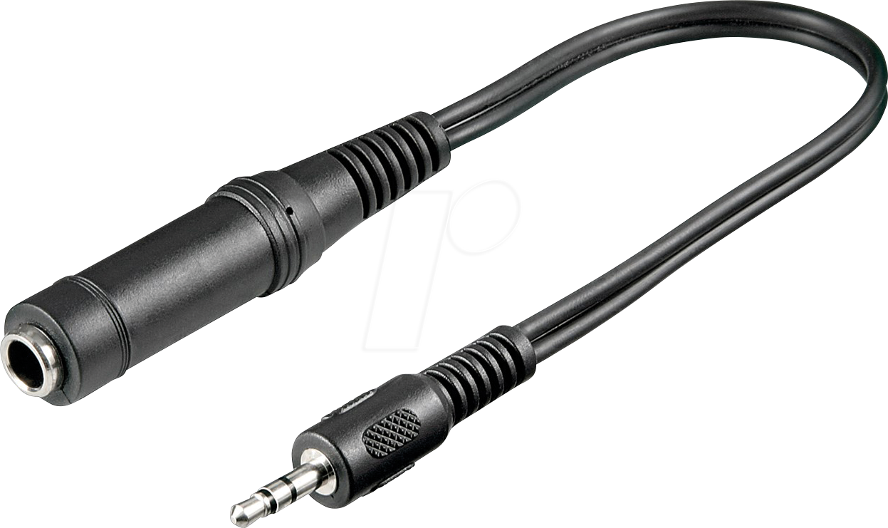 GOOBAY 50470 - Adapter Klinke, 3,5 mm Stecker / 6,35 mm Buchse GOOBAY 50470 - Adapter Klinke, 3,5 mm Stecker / 6,35 mm Buchse von Goobay