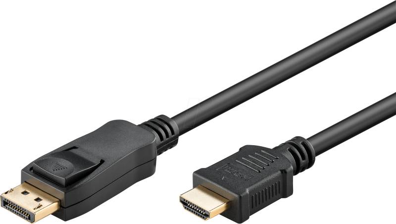 GOOBAY 64845 - DP 2.0 auf HDMI 2.1 A Stecker, 8K@60Hz, 1 m von Goobay