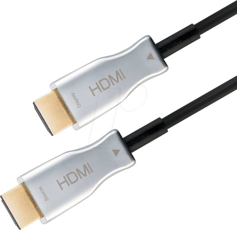 GOOBAY 65570 - Aktiv Optisches HDMI Kabel (AOC), 4K 60Hz, 50 m von Goobay