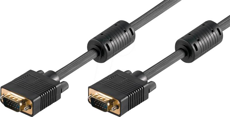 GOOBAY 68140 - VGA Monitor Kabel 15-pol VGA Stecker, 1080p, 20 m von Goobay