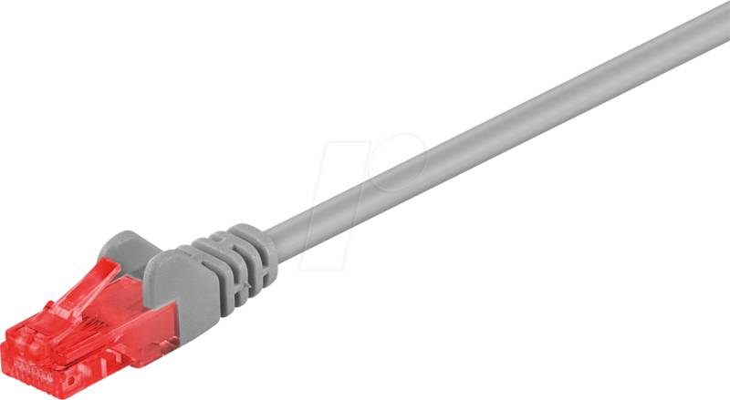 GOOBAY 68409 - Cat.6 Patchkabel, U/UTP, 3 m, grau von Goobay