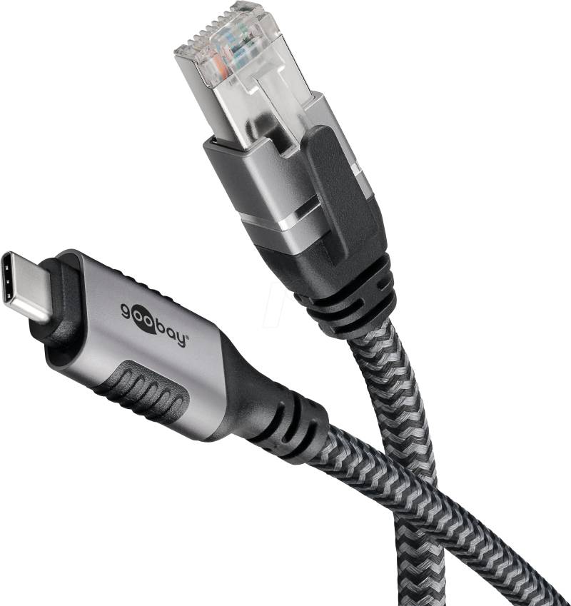 GOOBAY 70753 - Netzwerkadapter, Kabel, USB 3.1 Typ C, Gigabit Ethernet, 7,5 m von Goobay