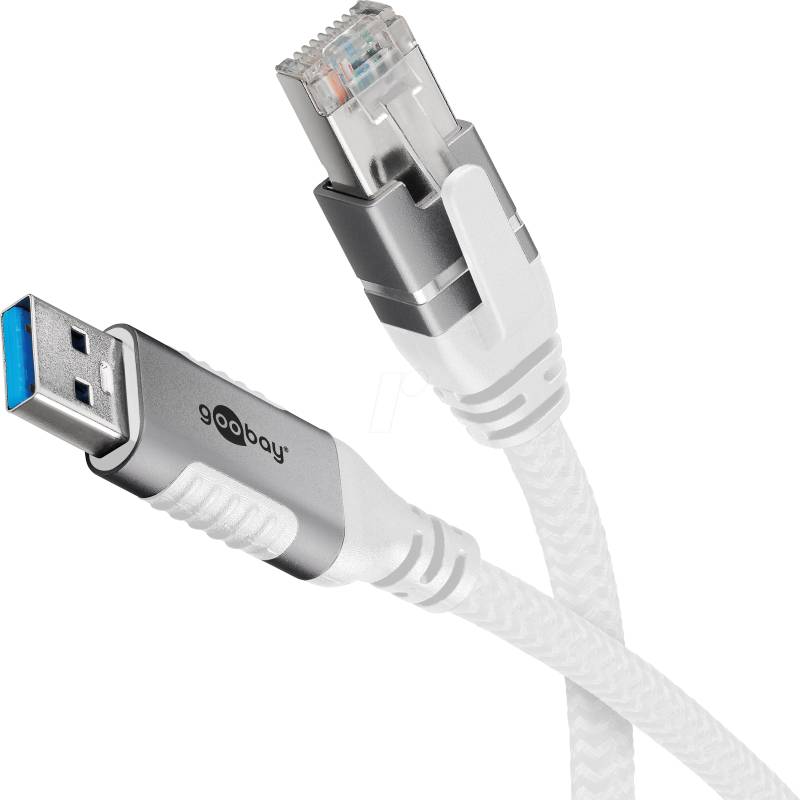 GOOBAY 74164 - Netzwerkadapter, Kabel, USB 3.0 Typ A, Gigabit Ethernet, 15 m von Goobay