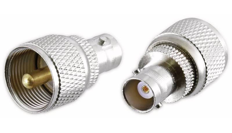 GOOBAY BNC-Adapter, BNC-Buchse auf UHF-Stecker von Goobay