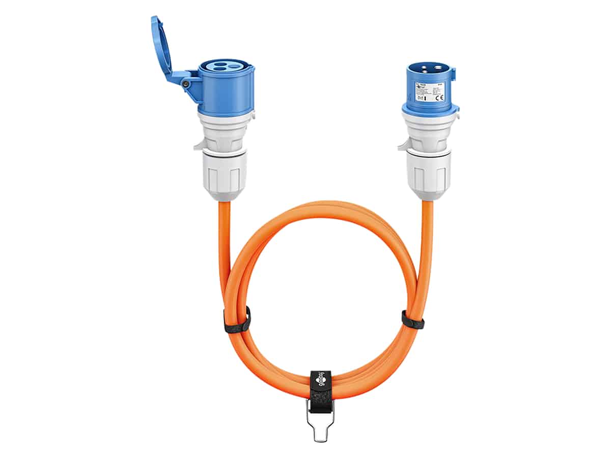 GOOBAY CEE-Verlängerung 76230, 25 m, 2,5mm², 16A/230V, orange GOOBAY CEE-Verlängerung 76230, 25 m, 2,5mm², 16A/230V, orange von Goobay
