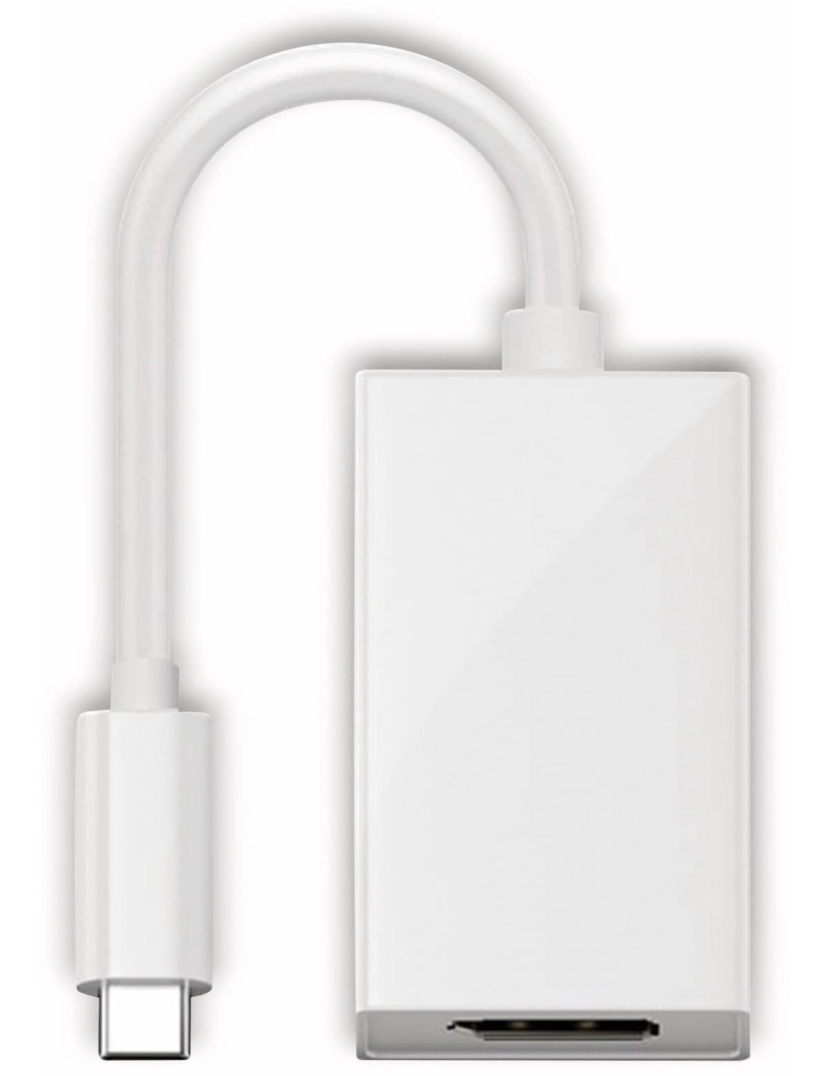 GOOBAY DisplayPort Adapter 66257, USB-C, 0,2 m, weiß von Goobay