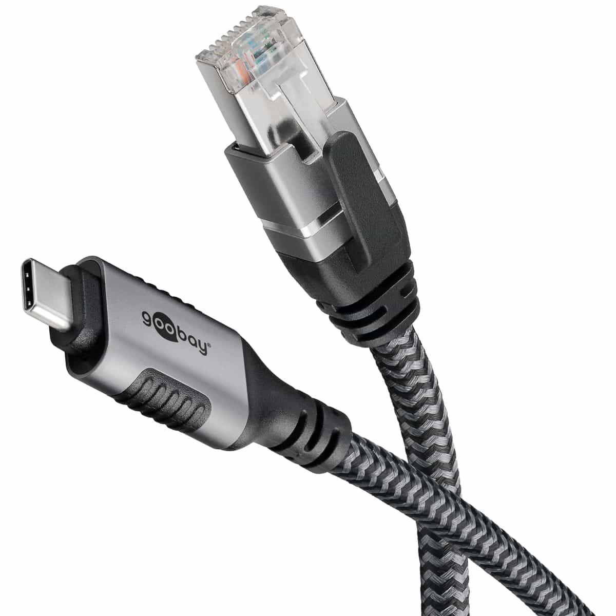 GOOBAY Ethernet-Kabel CAT6 USB-AC 3.1 auf RJ45 3m von Goobay