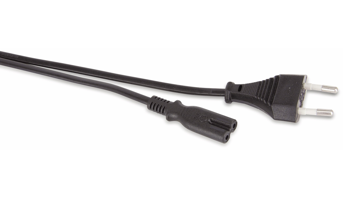 GOOBAY Euro-Netzkabel, 3 m, schwarz GOOBAY Euro-Netzkabel, 3 m, schwarz von Goobay