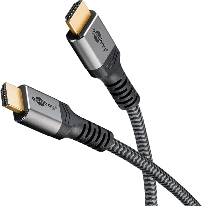 GOOBAY HDMI Kabel Plus Ultra High Speed 8K schwarz/silber, 0,5 m GOOBAY HDMI Kabel Plus Ultra High Speed 8K schwarz/silber, 0,5 m von Goobay