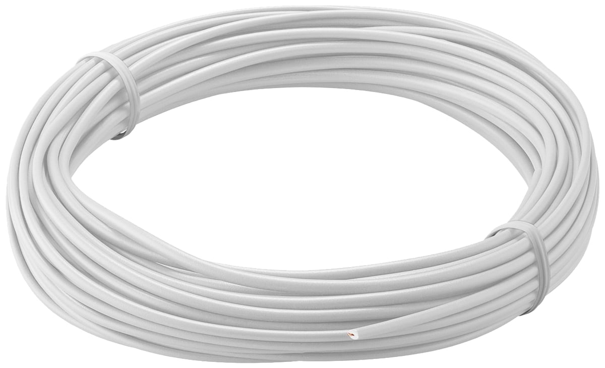 GOOBAY Kupferlitze 55046, 1x 0,14 mm², isoliert, 10 m, weiß GOOBAY Kupferlitze 55046, 1x 0,14 mm², isoliert, 10 m, weiß von Goobay