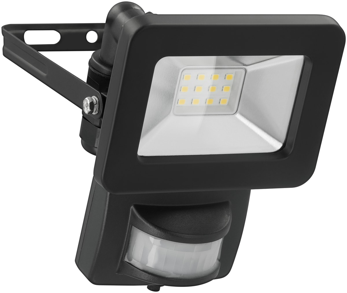 GOOBAY LED-Fluter mit Bewegungsmelder, 10W, 850lm, 4000K, schwarz von Goobay