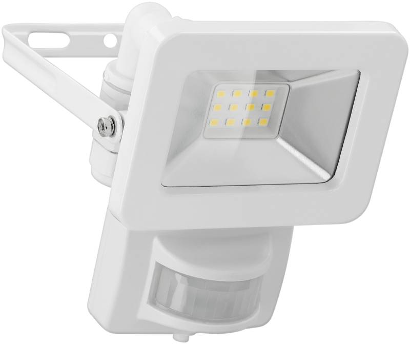 GOOBAY LED-Fluter mit Bewegungsmelder, 10W, 850lm, 4000K, weiß von Goobay