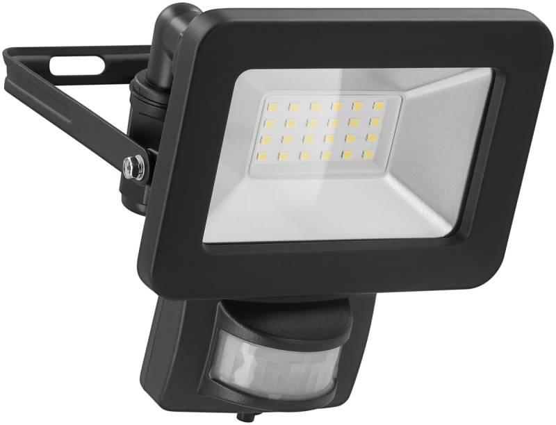 GOOBAY LED-Fluter mit Bewegungsmelder, 20W, 1700lm, 4000K, schwarz von Goobay