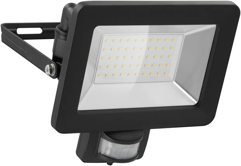 GOOBAY LED-Fluter mit Bewegungsmelder, 50W, 4250lm, 4000K, schwarz von Goobay