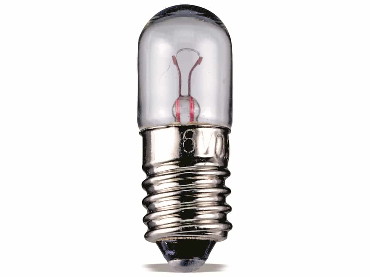 GOOBAY Röhrenlampe, 9599, T10, E10, 6.3 V, 2 W von Goobay