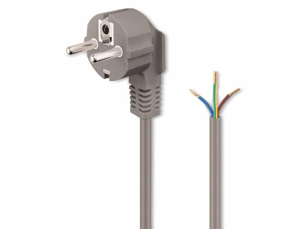 GOOBAY Schutzkontaktkabel NK 103 G-150, 1,5 m, grau GOOBAY Schutzkontaktkabel NK 103 G-150, 1,5 m, grau von Goobay