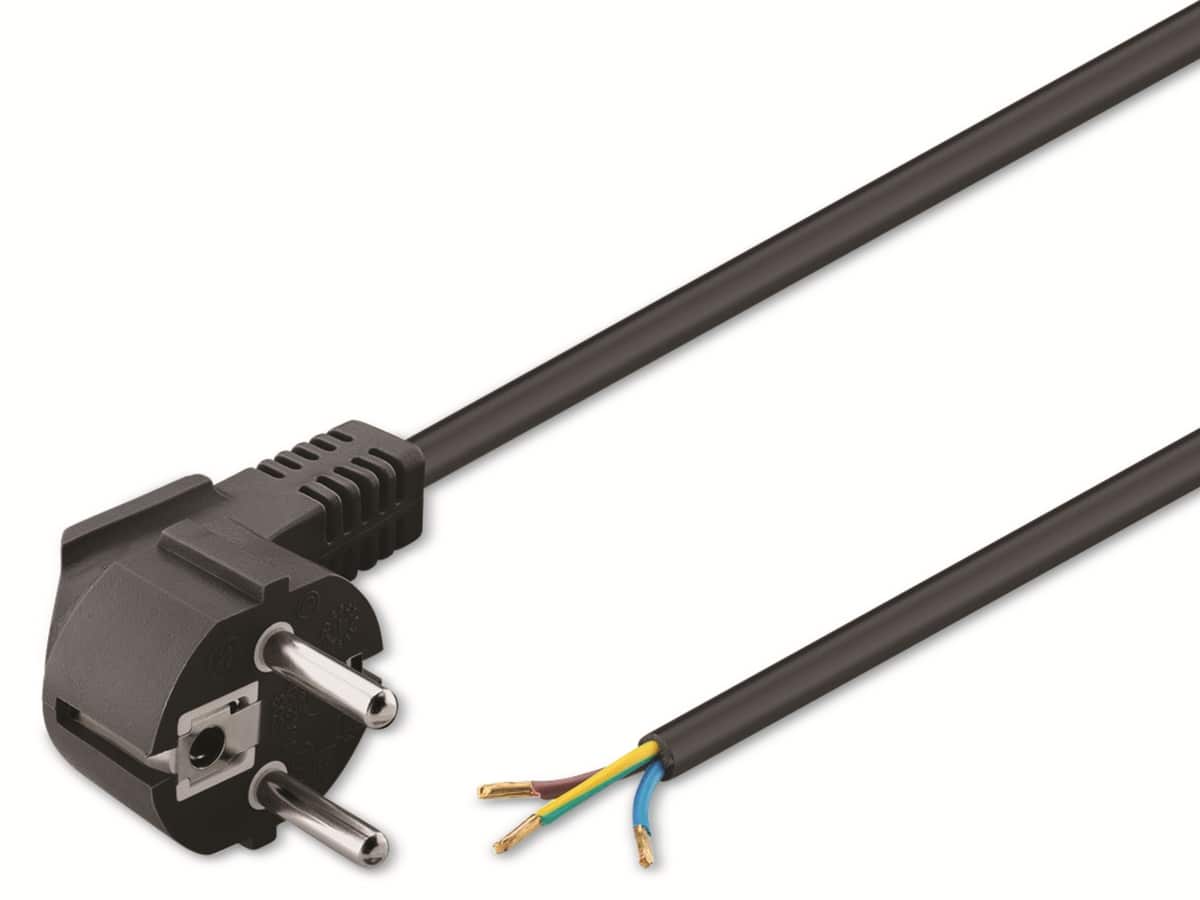 GOOBAY Schutzkontaktkabel NK 103 S-500, 5 m, schwarz GOOBAY Schutzkontaktkabel NK 103 S-500, 5 m, schwarz von Goobay