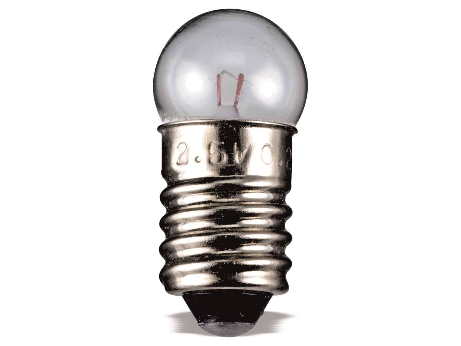 GOOBAY Taschenlampenbirne, 9577, G11 Kugel, E10, 4,5 V, 1.14 W von Goobay