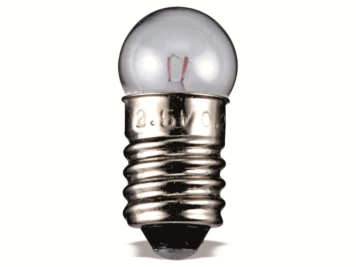 GOOBAY Taschenlampenbirne, 9579, G11 Kugel, E10, 6 V, 0.6 W GOOBAY Taschenlampenbirne, 9579, G11 Kugel, E10, 6 V, 0.6 W von Goobay