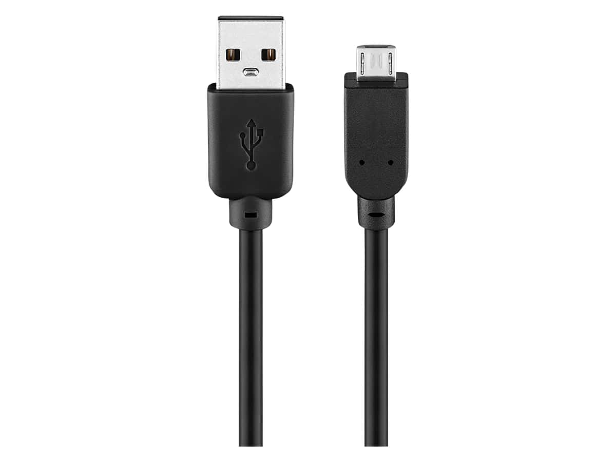 GOOBAY USB 2.0 Hi-Speed Anschlusskabel A/microB 93918 1m schwarz GOOBAY USB 2.0 Hi-Speed Anschlusskabel A/microB 93918 1m schwarz von Goobay