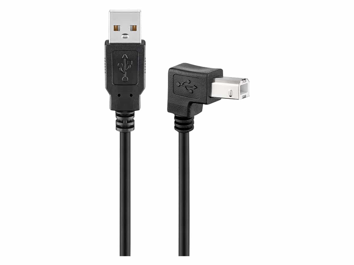 GOOBAY USB 2.0 Hi-Speed Kabel A/B 90° 68733 3m schwarz GOOBAY USB 2.0 Hi-Speed Kabel A/B 90° 68733 3m schwarz von Goobay