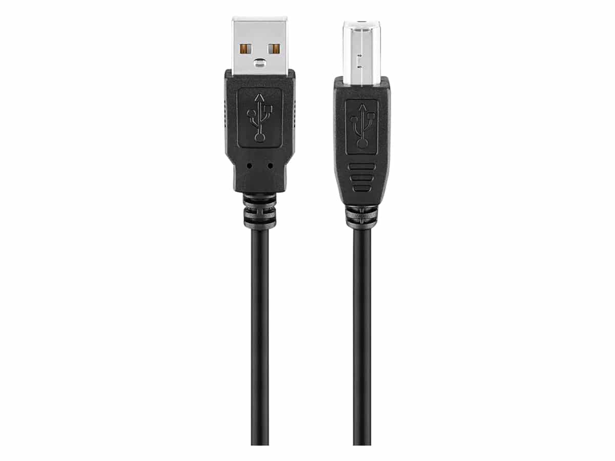 GOOBAY USB 2.0 Hi-Speed Kabel A/B 96185 1m schwarz GOOBAY USB 2.0 Hi-Speed Kabel A/B 96185 1m schwarz von Goobay