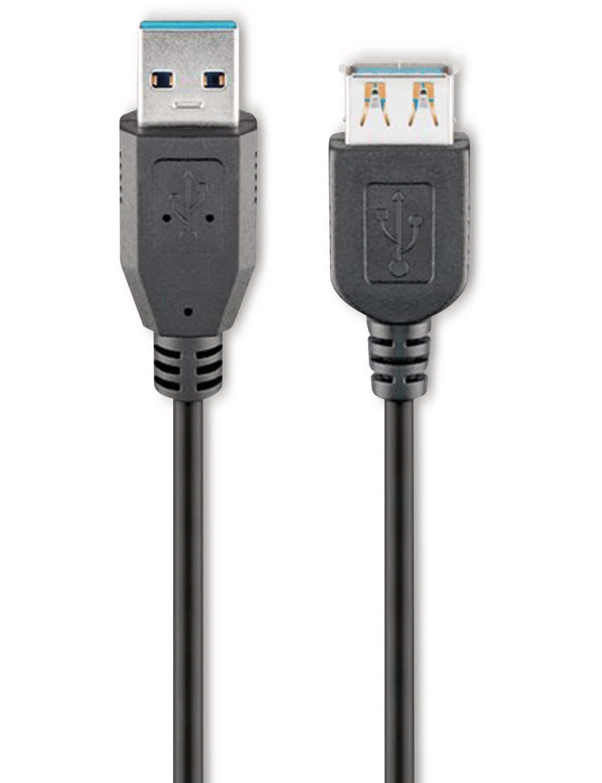 GOOBAY USB 3.0 Super-Speed Verlängerung, A/A, 95726, 5 m, schwarz GOOBAY USB 3.0 Super-Speed Verlängerung, A/A, 95726, 5 m, schwarz von Goobay