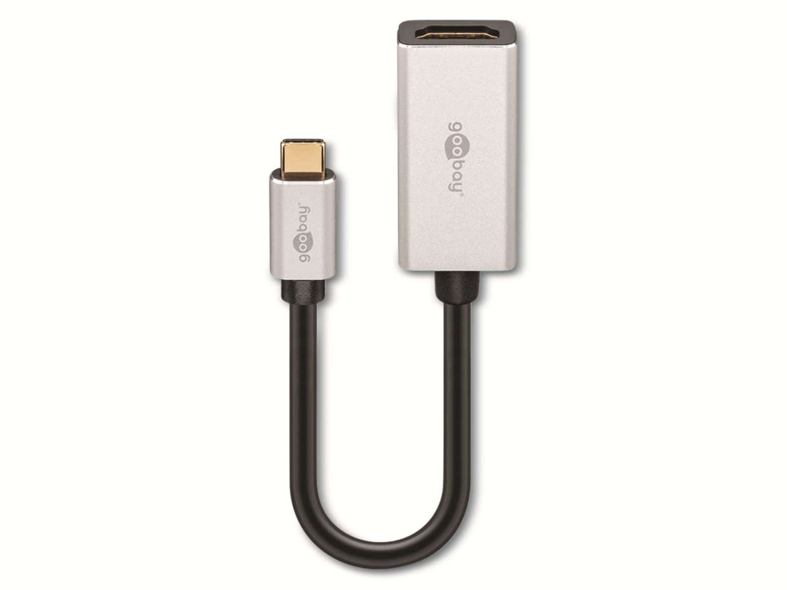 GOOBAY USB-Adapter, USB-C/HDMI, Stecker/Buchse, 0,15m von Goobay
