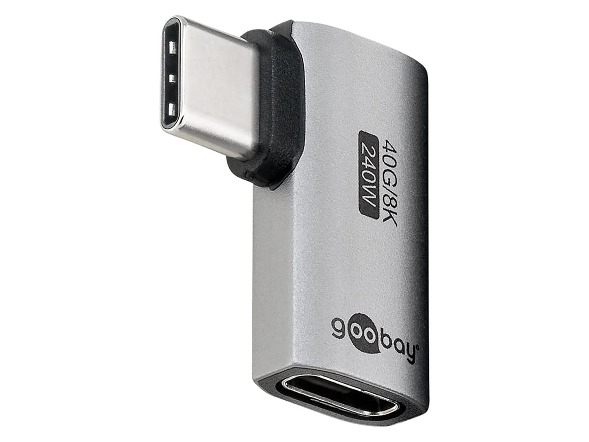 GOOBAY USB-C-Adapter 74441 90° horizontal USB4 GOOBAY USB-C-Adapter 74441 90° horizontal USB4 von Goobay