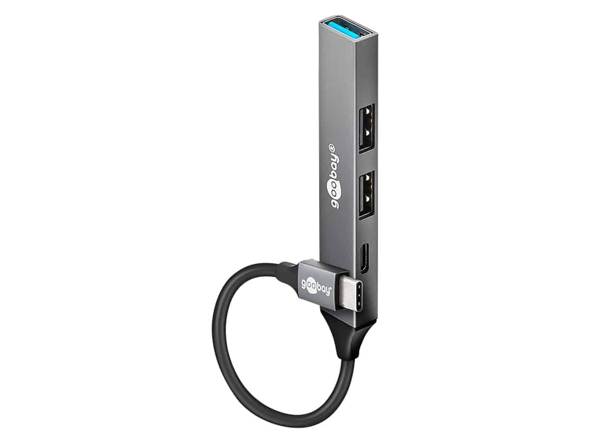 GOOBAY USB-C Hub 74459 Slim 4 Port USB-C auf USB-C/USB-A GOOBAY USB-C Hub 74459 Slim 4 Port USB-C auf USB-C/USB-A von Goobay
