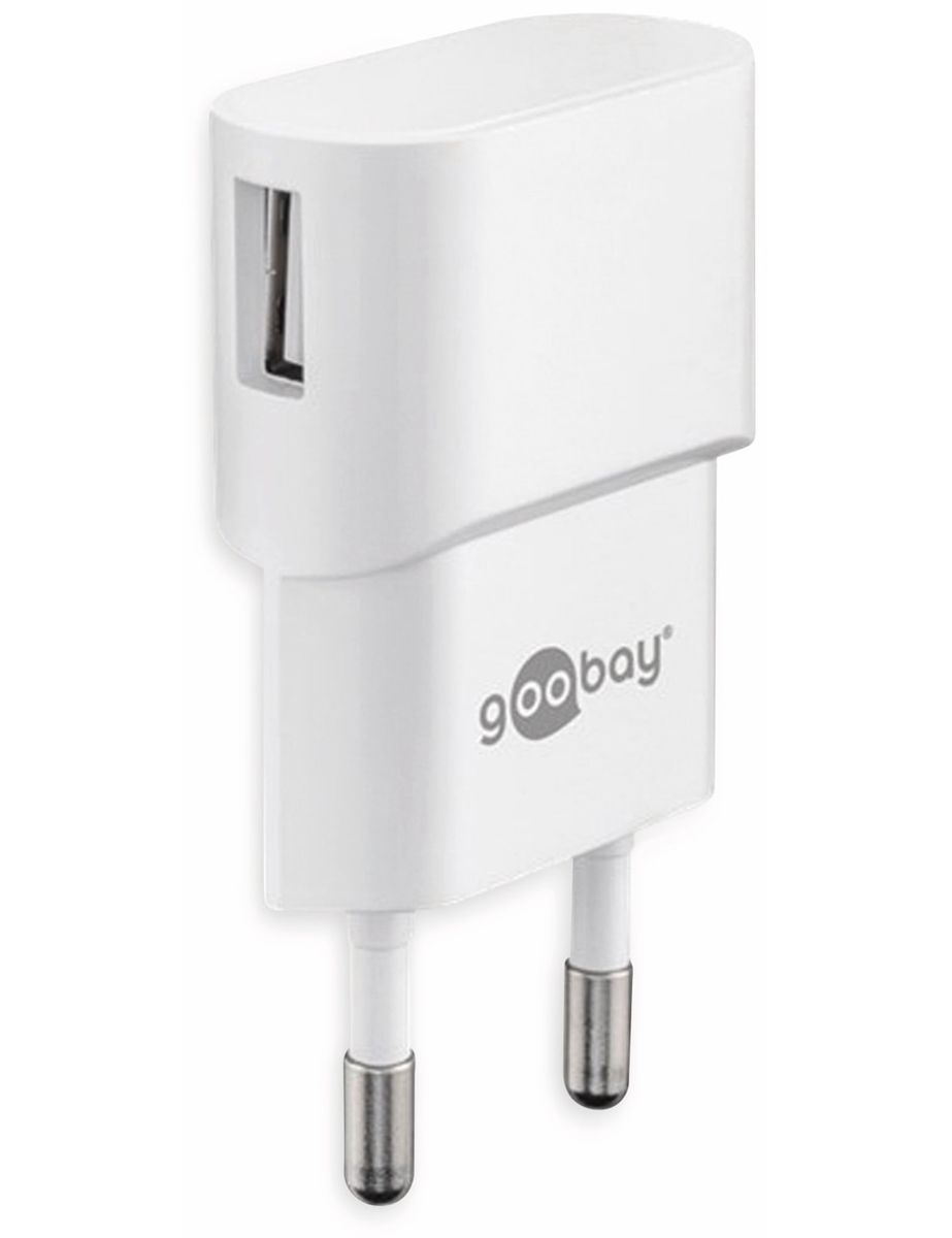 GOOBAY USB-Lader 44948, 1 A, 5 W, weiß von Goobay