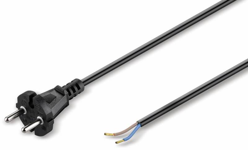 GOOBAY Universal Staubsauger Anschlusskabel, 7,5 m, schwarz von Goobay