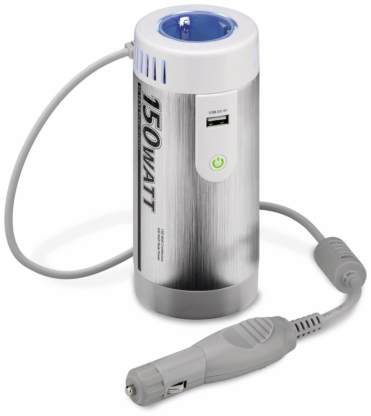 GOOBAY Wechselrichter, 12V-/230V~, 150W USB, 2,4A von Goobay