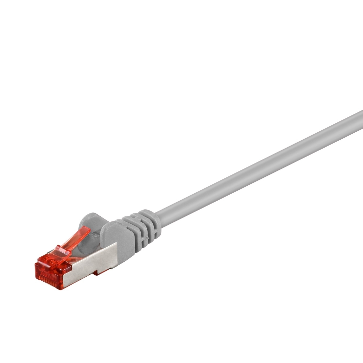 Goobay 0,5m CAT 6 Patchkabel, S/FTP (PiMF), Grau von Goobay