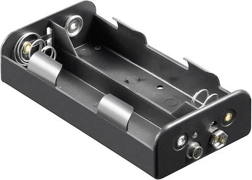 Goobay 11457 Batteriehalter 4x Baby (C) Druckknopfanschluss (L x B x H) 62.5 x 55.8 x 23.5mm von Goobay