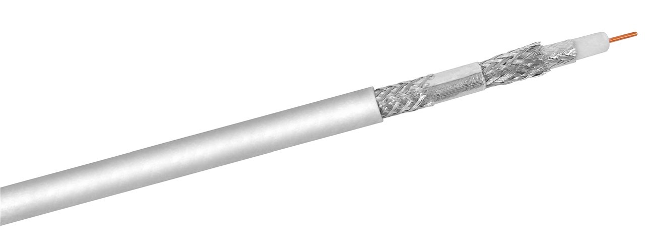 Goobay 120 dB SAT-Koaxialkabel, 4x geschirmt, CCS - für digitale SAT- und BK-Kabelanlagen Goobay 120 dB SAT-Koaxialkabel, 4x geschirmt, CCS - für digitale SAT- und BK-Kabelanlagen von Goobay